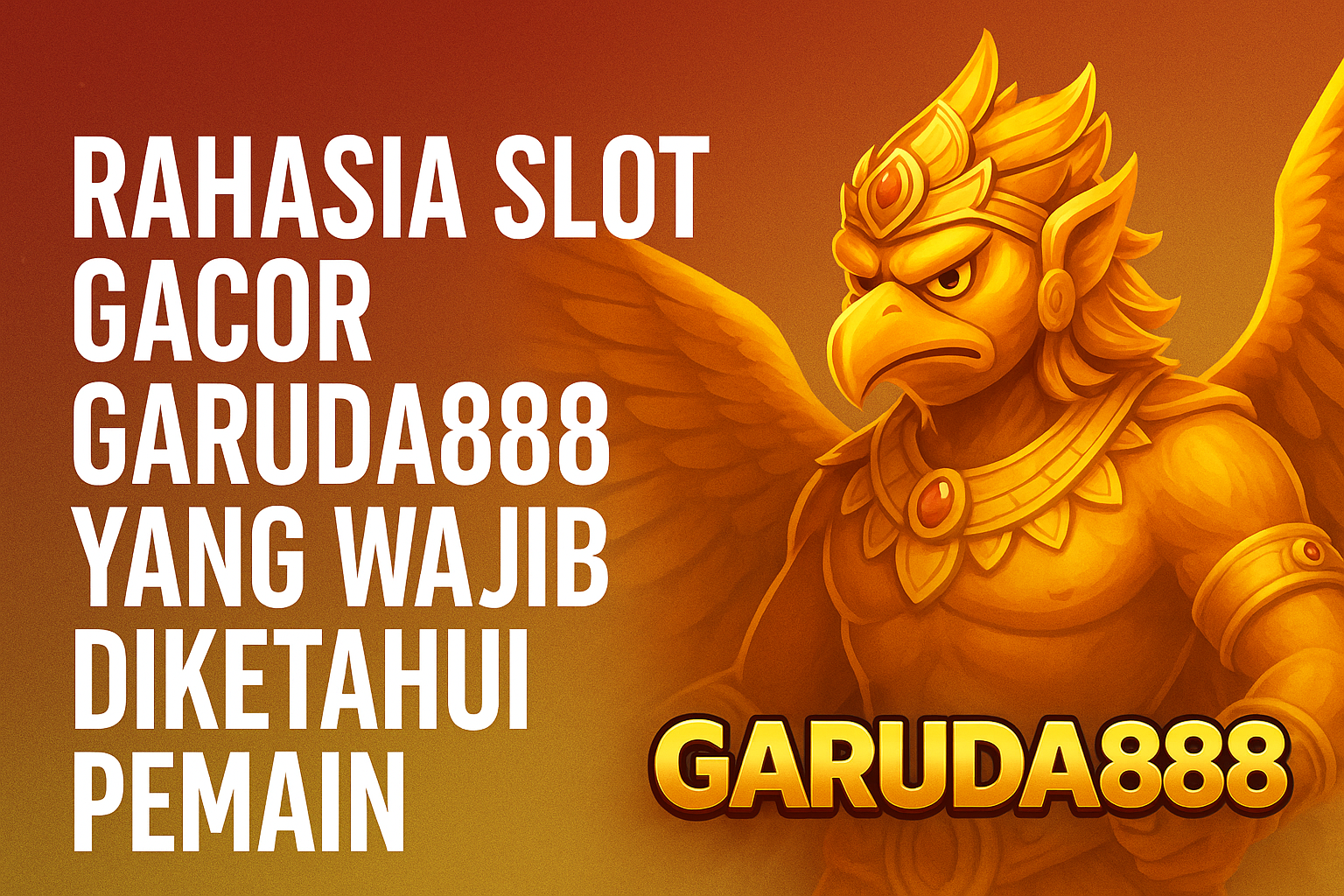 Rahasia Slot Gacor Garuda888